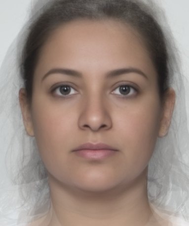 Composite-Gesicht Frauen, 10 am schwächsten bewertet