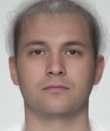 Composite-Gesicht Männer, 10 am schwächsten bewertet